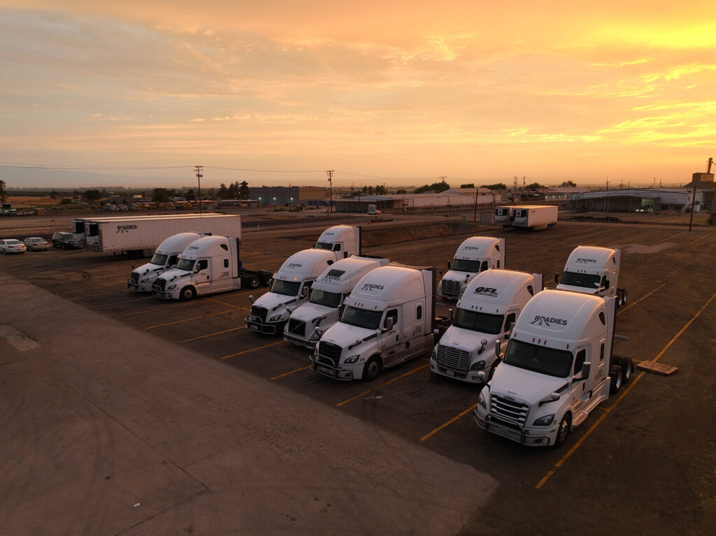 Professional long-haul trucking company delivering freight safely and reliably