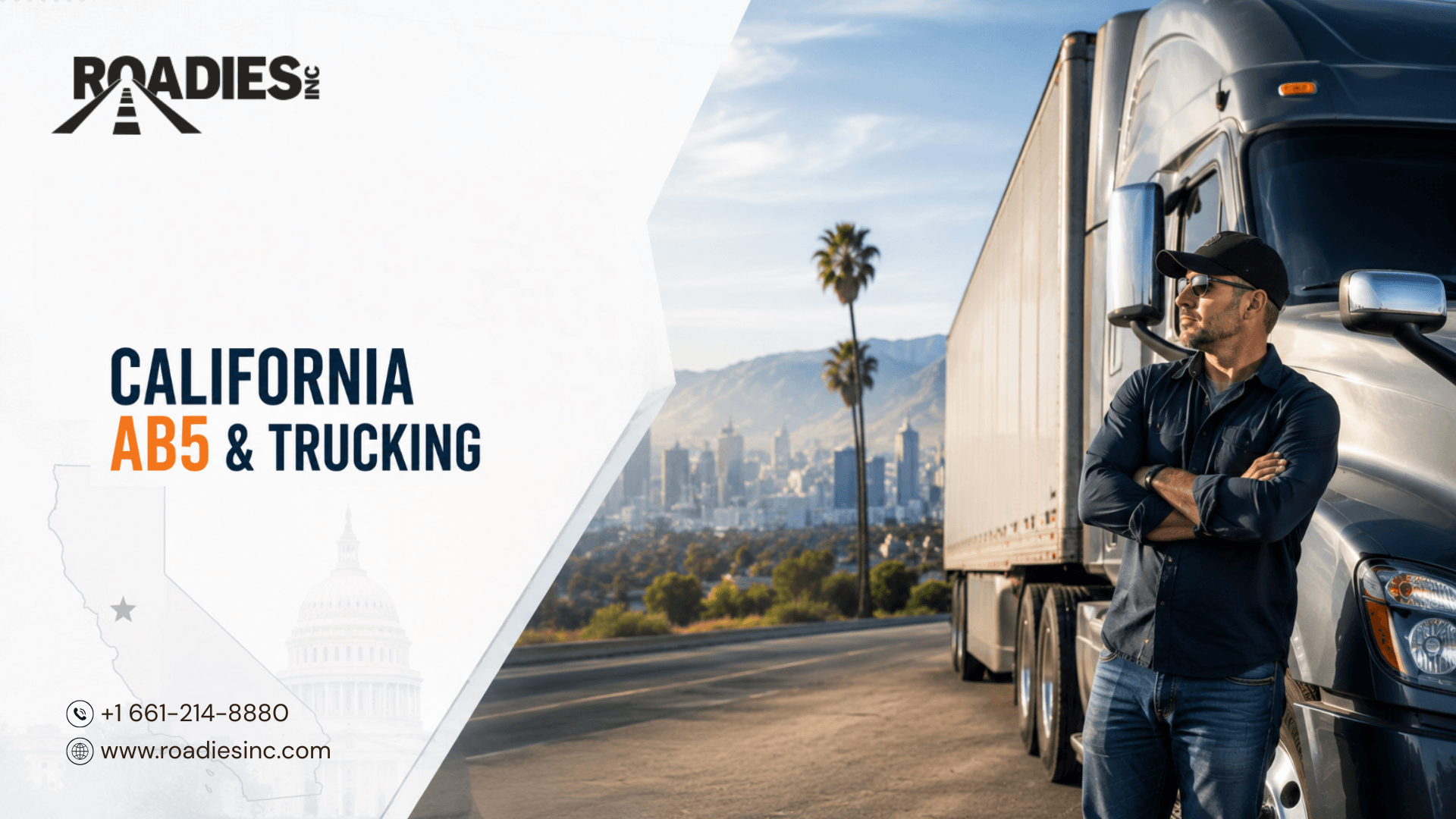 California AB5 trucking law for independent owner-operators