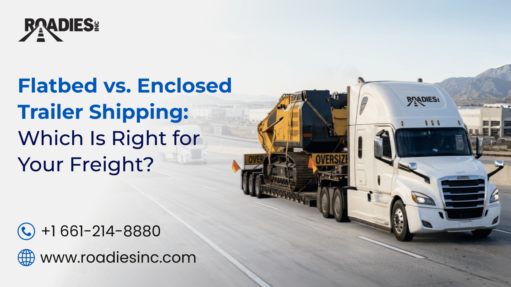 Flatbed and enclosed trailers compared for freight transportation